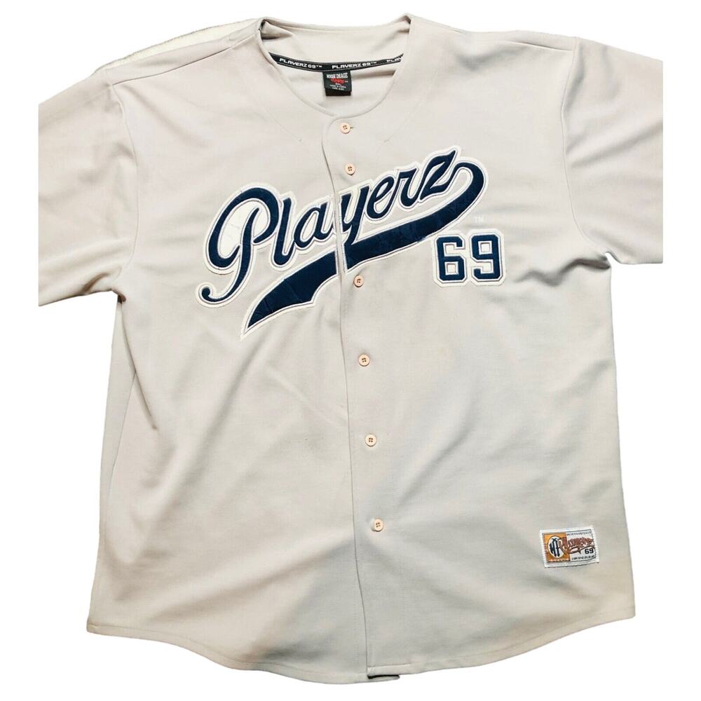 Vintage Playerz 69 Jersey Men's size 3XL Hip Hop streetwear brand